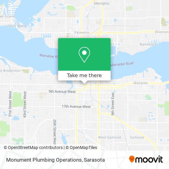 Mapa de Monument Plumbing Operations