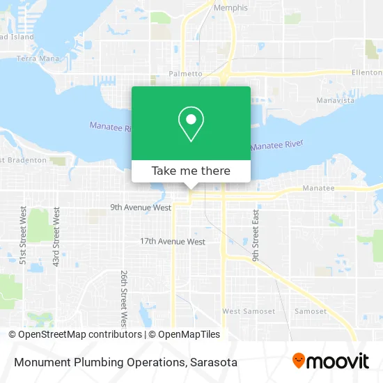 Monument Plumbing Operations map
