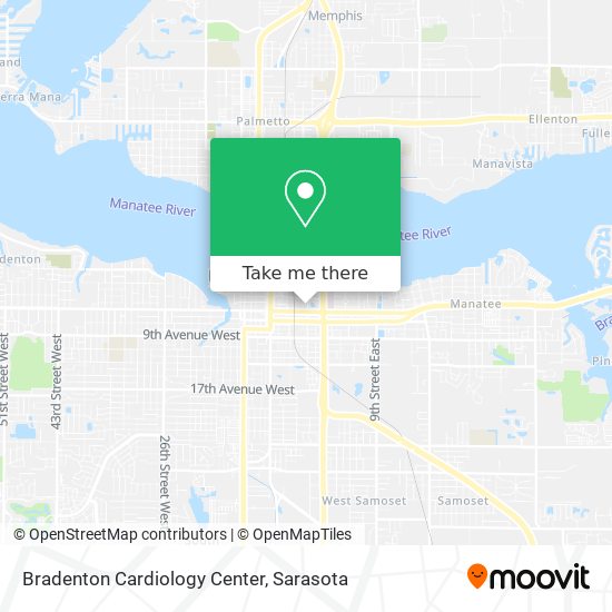 Mapa de Bradenton Cardiology Center