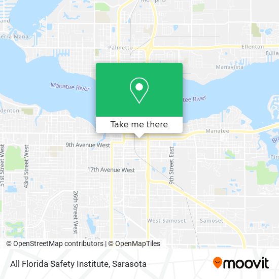 Mapa de All Florida Safety Institute