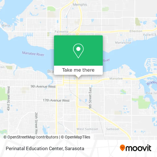 Perinatal Education Center map