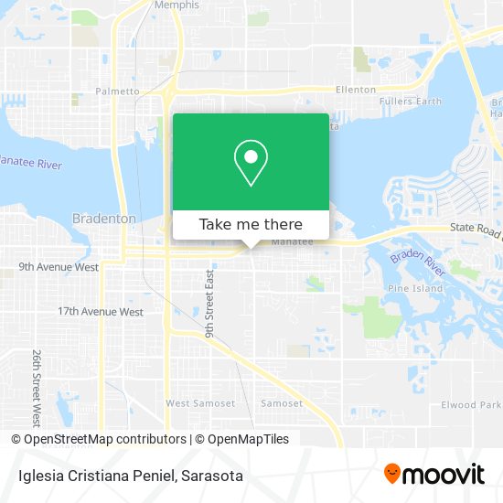 Iglesia Cristiana Peniel map