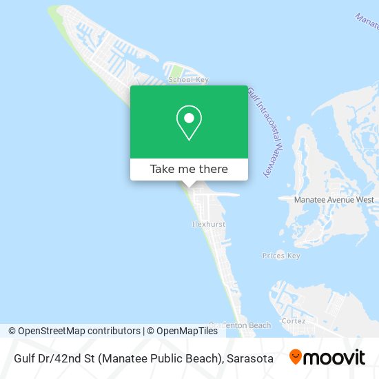 Mapa de Gulf Dr / 42nd St (Manatee Public Beach)