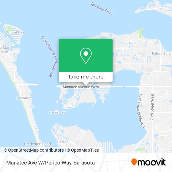 Manatee Ave W/Perico Way map