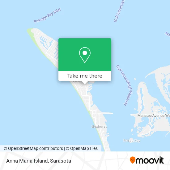 Anna Maria Island map
