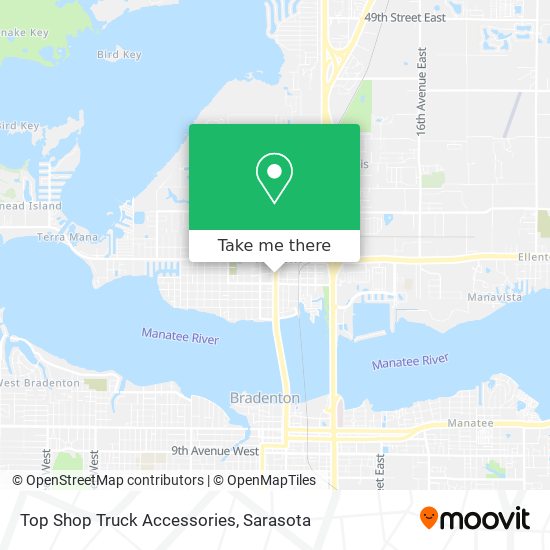 Mapa de Top Shop Truck Accessories