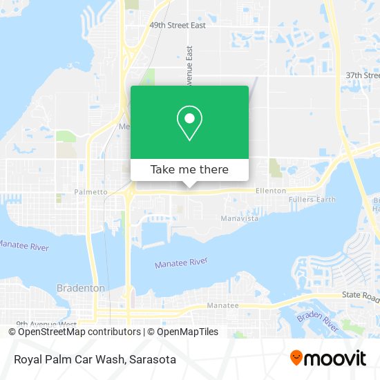 Mapa de Royal Palm Car Wash
