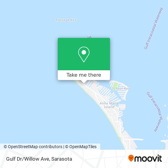 Gulf Dr/Willow Ave map
