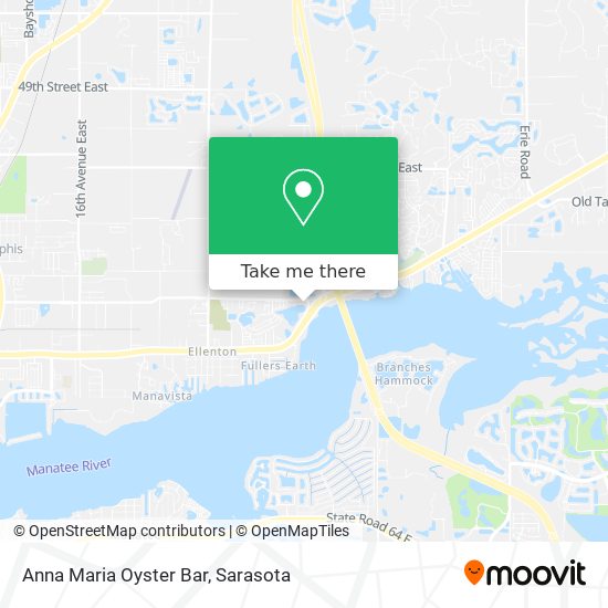 Mapa de Anna Maria Oyster Bar