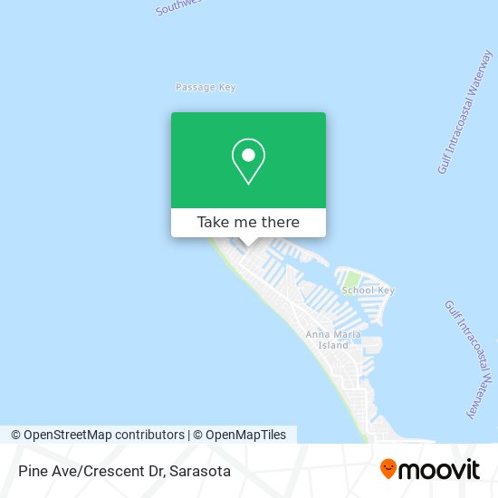 Pine Ave/Crescent Dr map