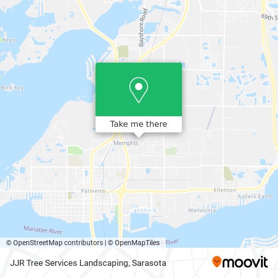 JJR Tree Services Landscaping map