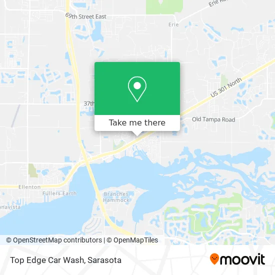 Top Edge Car Wash map