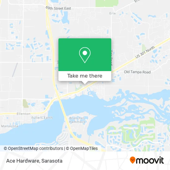 Ace Hardware map