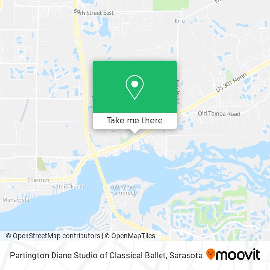 Partington Diane Studio of Classical Ballet map