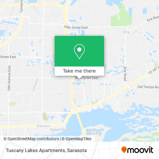 Tuscany Lakes Apartments map