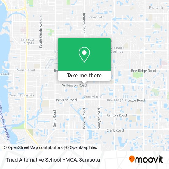 Triad Alternative School YMCA map