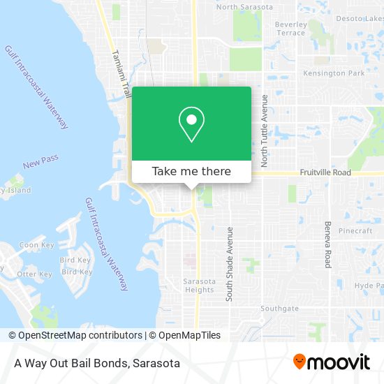 Mapa de A Way Out Bail Bonds