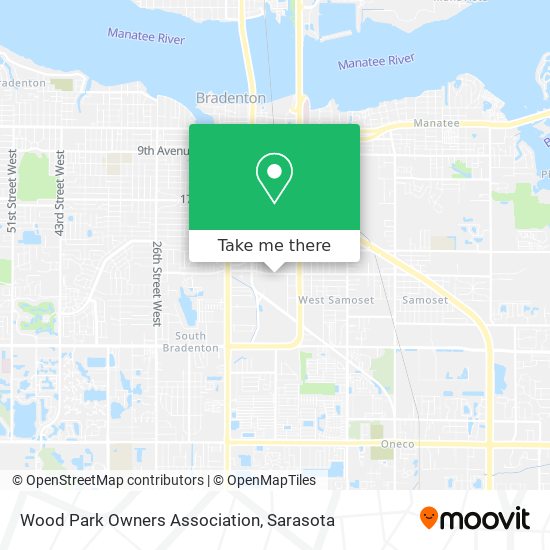 Mapa de Wood Park Owners Association