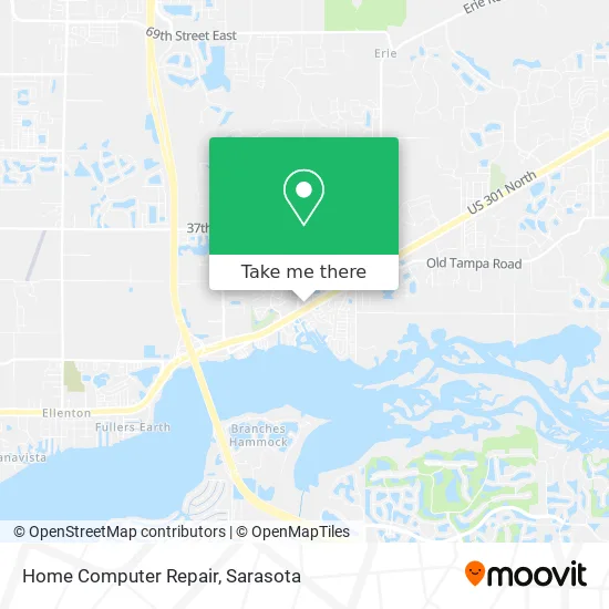 Home Computer Repair map