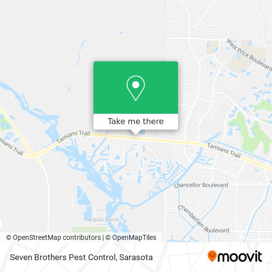 Mapa de Seven Brothers Pest Control