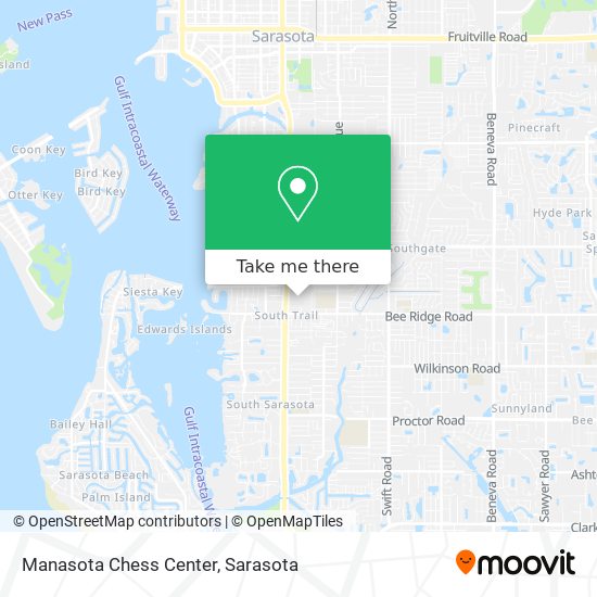 Manasota Chess Center map