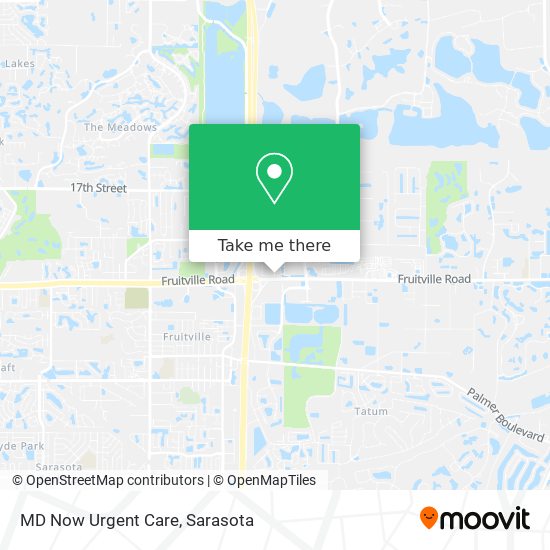 MD Now Urgent Care map