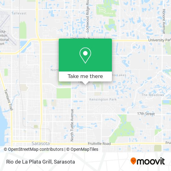 Rio de La Plata Grill map