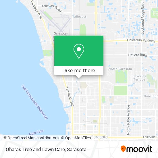 Oharas Tree and Lawn Care map