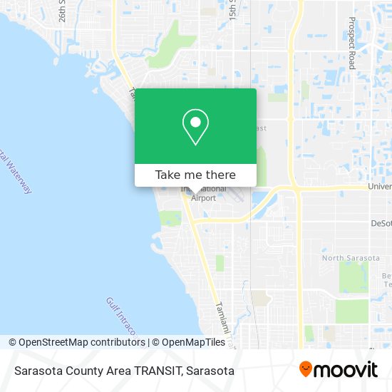 Sarasota County Area TRANSIT map