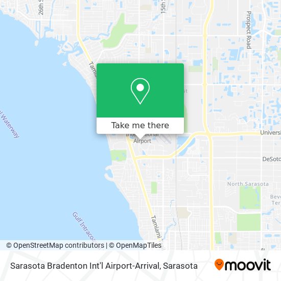 Mapa de Sarasota Bradenton Int'l Airport-Arrival