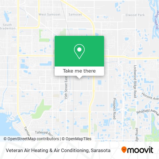 Veteran Air Heating & Air Conditioning map