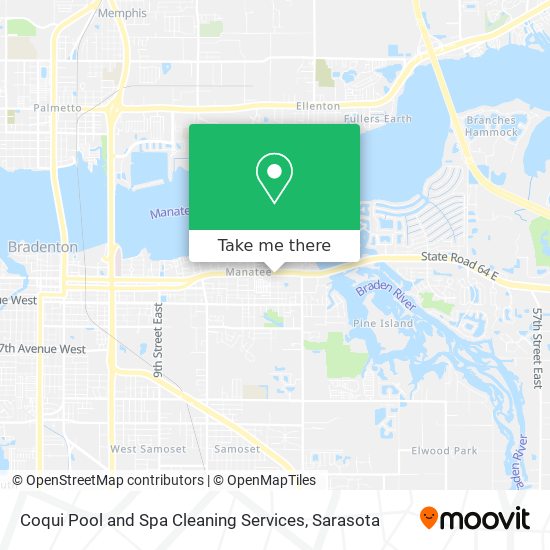 Coqui Pool and Spa Cleaning Services map