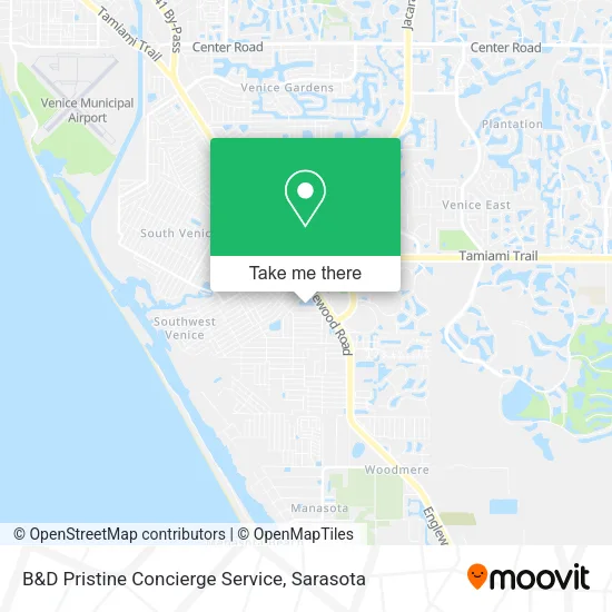 B&D Pristine Concierge Service map