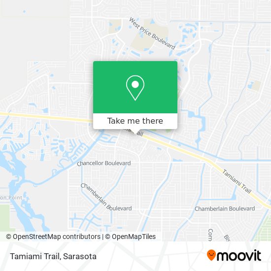 Tamiami Trail map