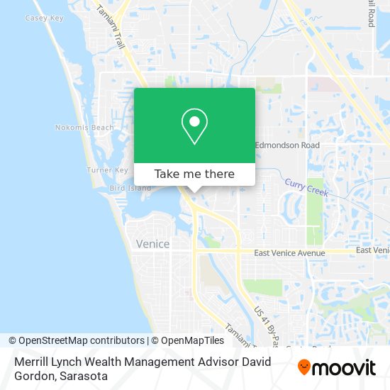 Merrill Lynch Wealth Management Advisor David Gordon map