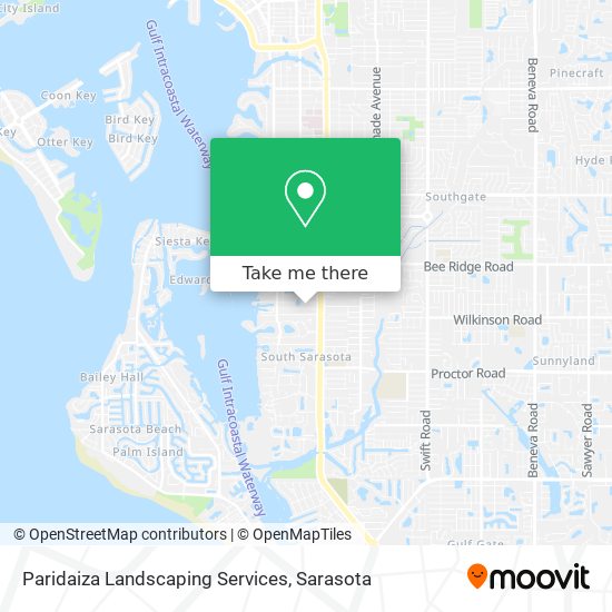 Paridaiza Landscaping Services map