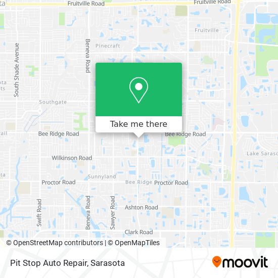 Pit Stop Auto Repair map