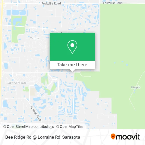 Bee Ridge Rd @ Lorraine Rd map