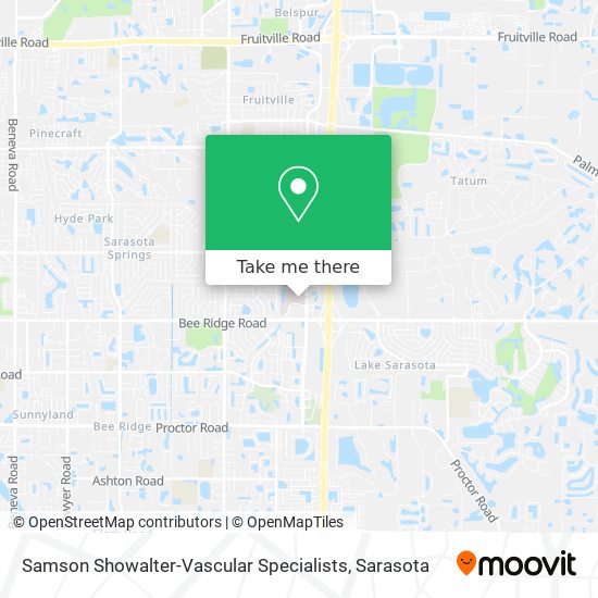 Samson Showalter-Vascular Specialists map