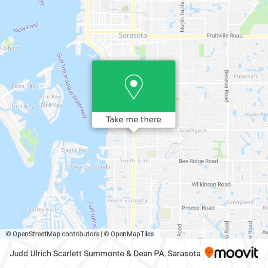 Judd Ulrich Scarlett Summonte & Dean PA map