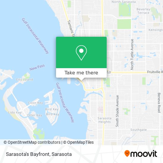 Mapa de Sarasota's Bayfront