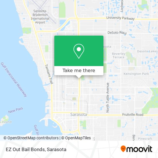 EZ Out Bail Bonds map