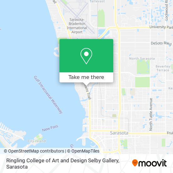 Mapa de Ringling College of Art and Design Selby Gallery