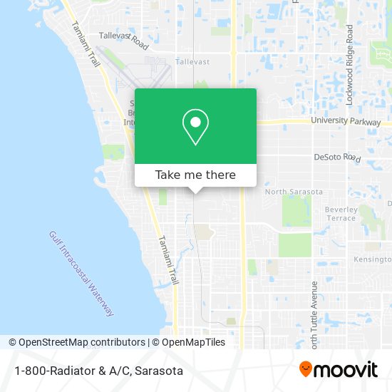 Mapa de 1-800-Radiator & A/C