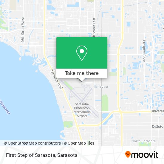 First Step of Sarasota map