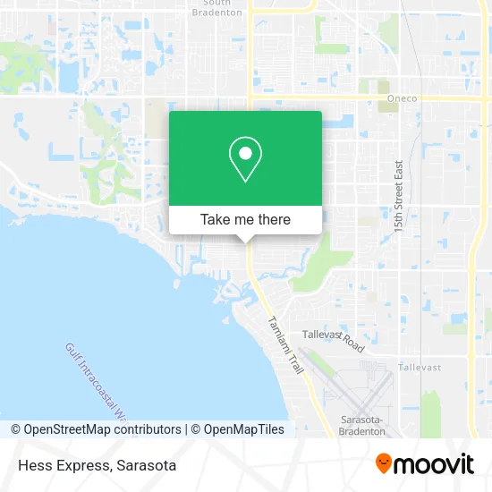 Hess Express map
