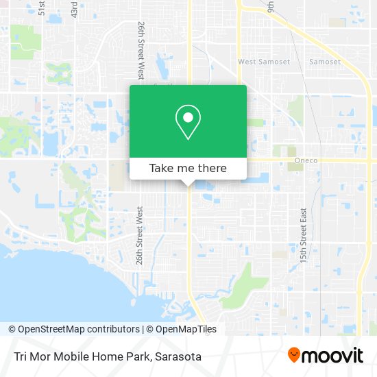 Tri Mor Mobile Home Park map