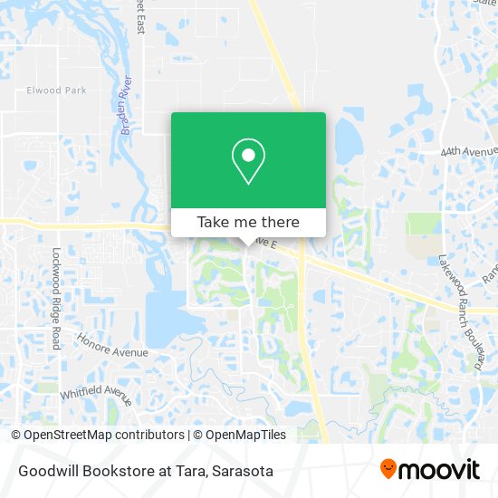 Mapa de Goodwill Bookstore at Tara