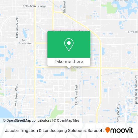 Mapa de Jacob's Irrigation & Landscaping Solutions