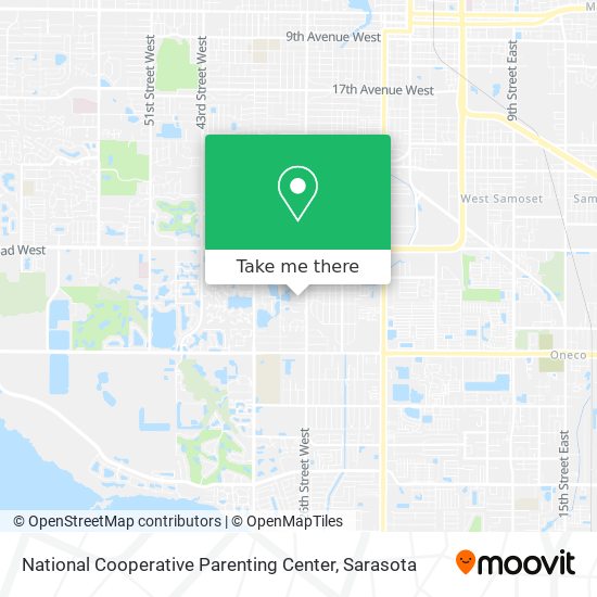 National Cooperative Parenting Center map